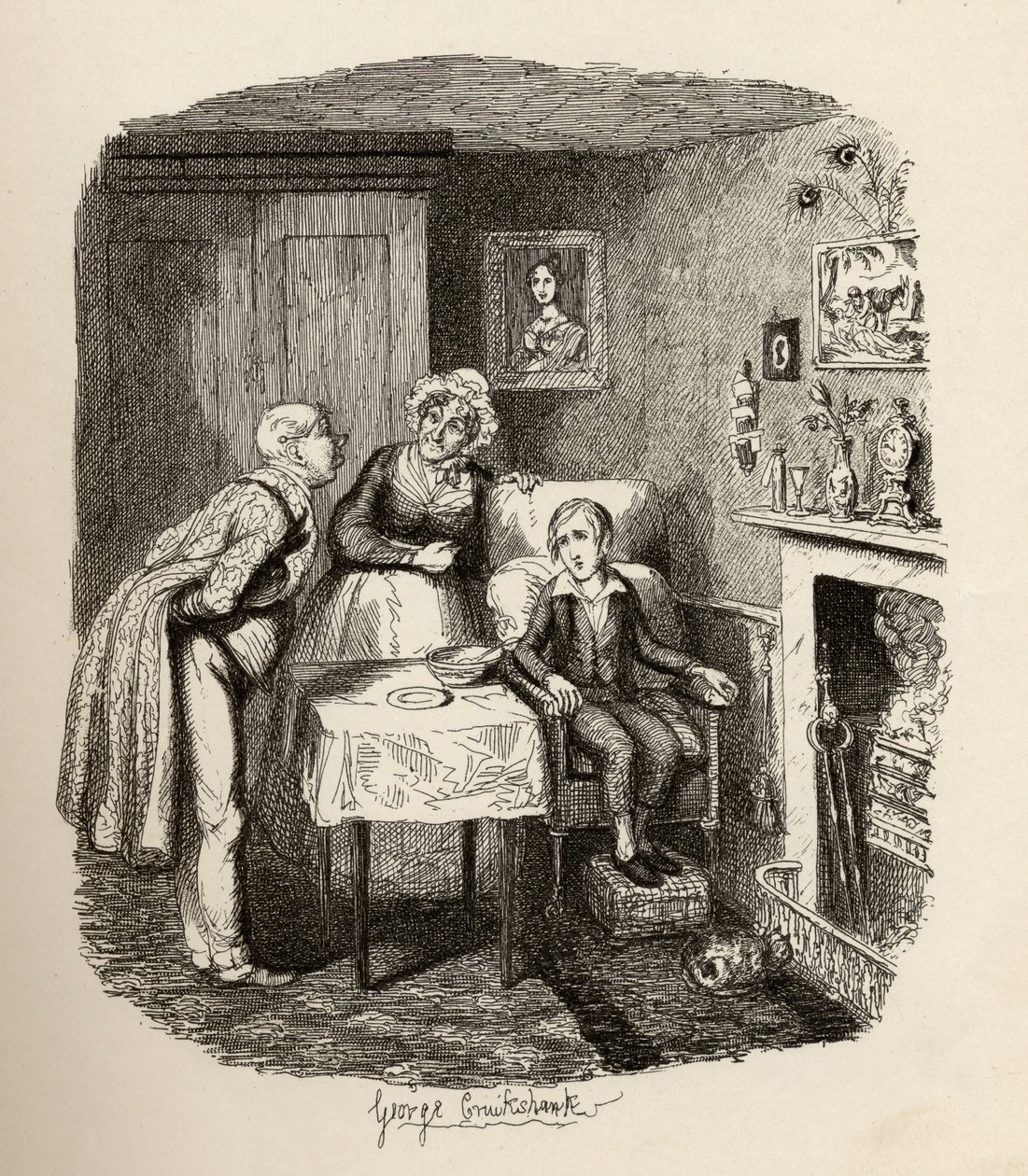Oliver herstelt van de koorts, uit 