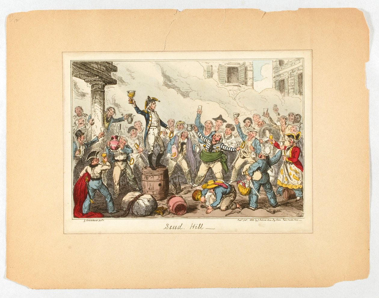 Scud Hill door George Cruikshank