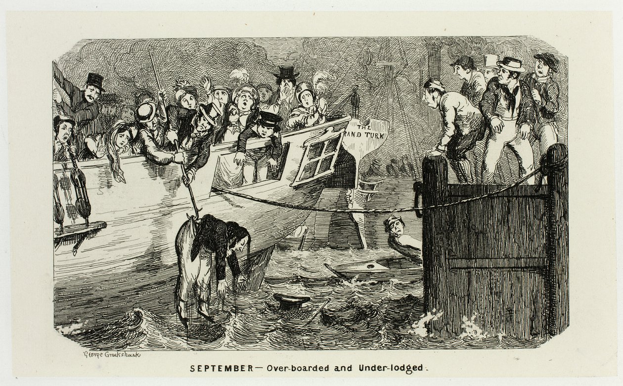 September - Over-Boarded and Under-Lodged van George Cruikshank