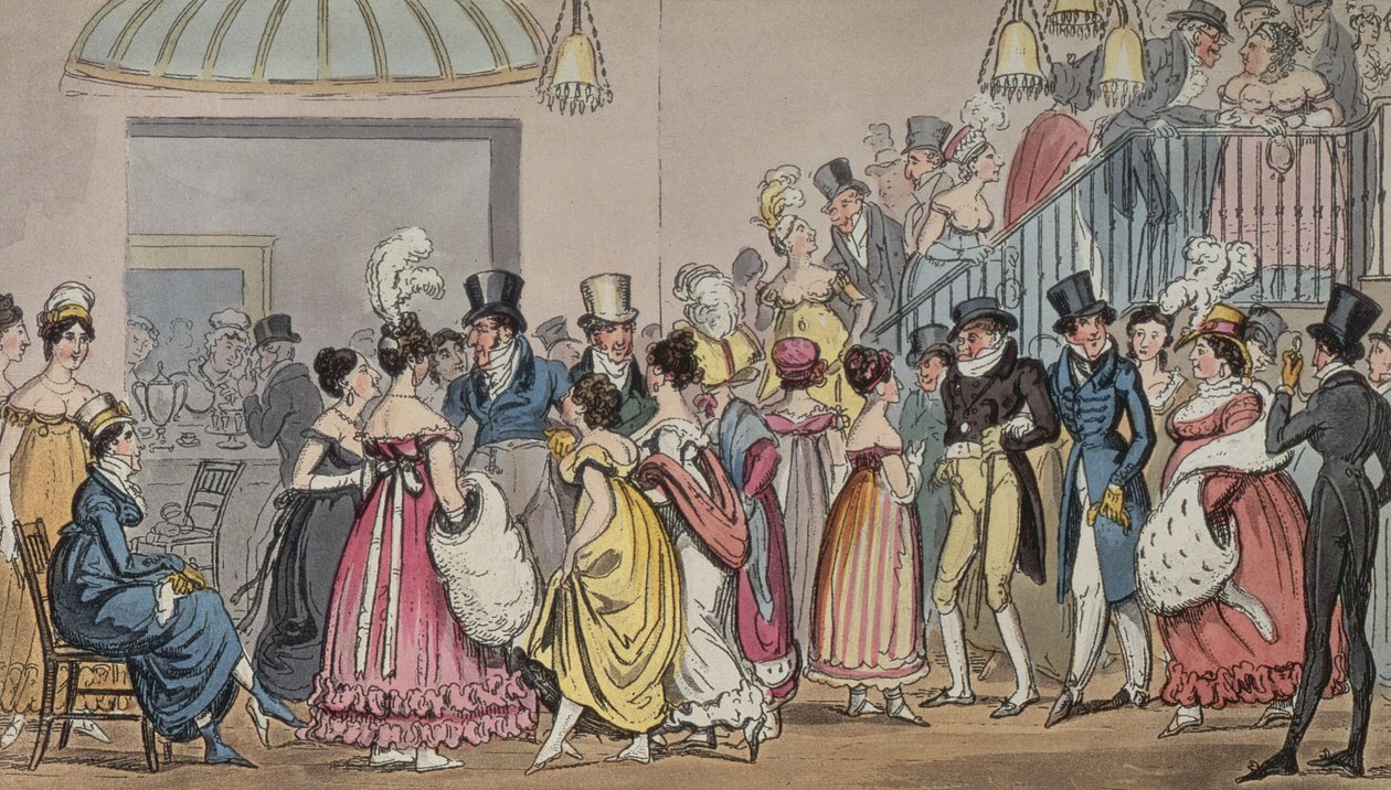Tom en Jerry in de Saloon bij Covent Garden, uit Life in London door Pierce Egan, 1821 door George Cruikshank