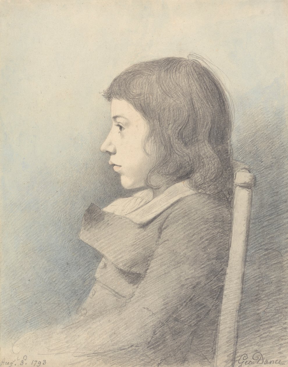 Portret van een jongen door George Dance