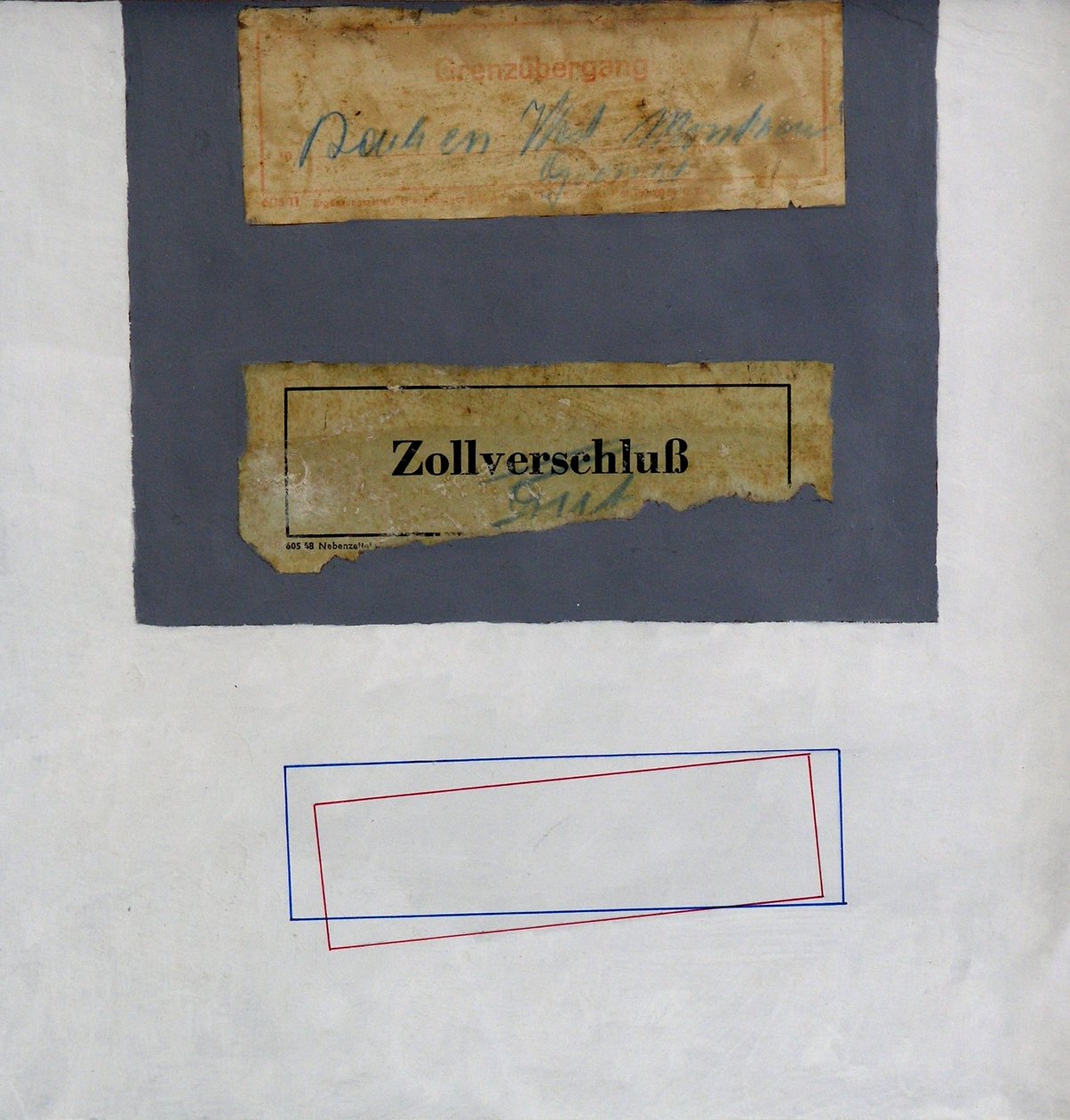 CCC (Douanevrijstellingscollage) door George Dannatt