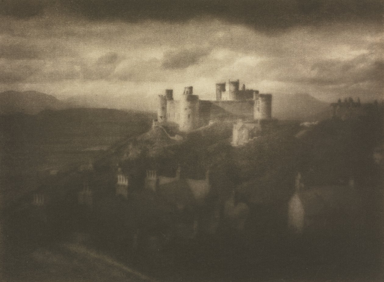 Harlech Kasteel door George Davison