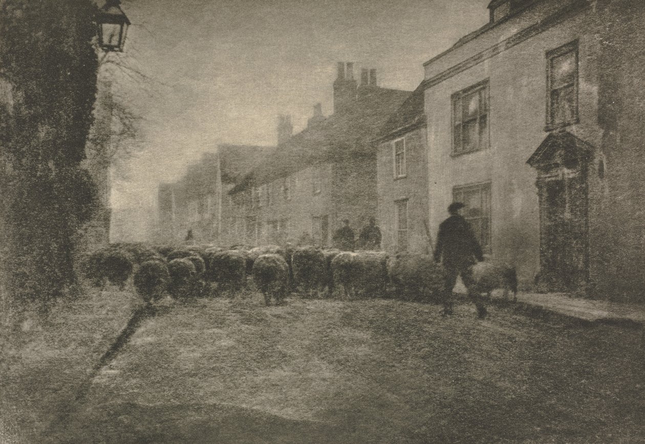 In een Dorp onder de South Downs door George Davison