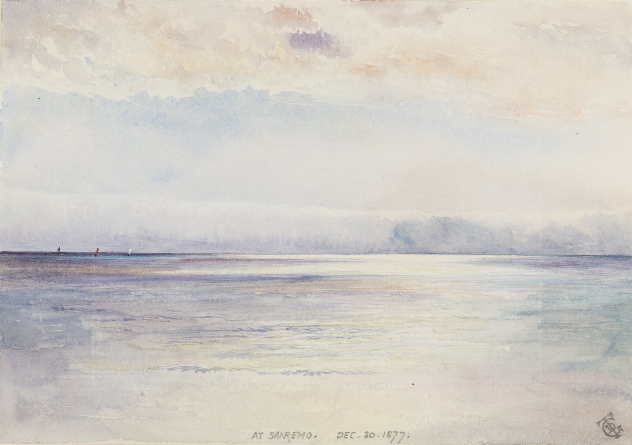 In San Remo, 30 december 1877 door George Douglas Tinling