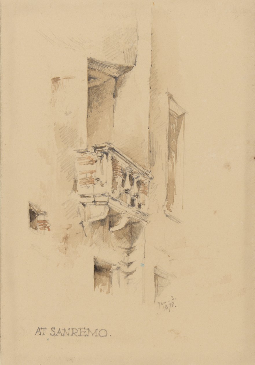 In San Remo, 3 januari 1878 door George Douglas Tinling