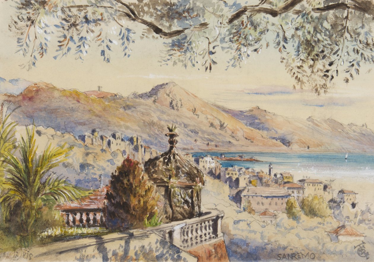 San Remo, 12 januari 1878 door George Douglas Tinling