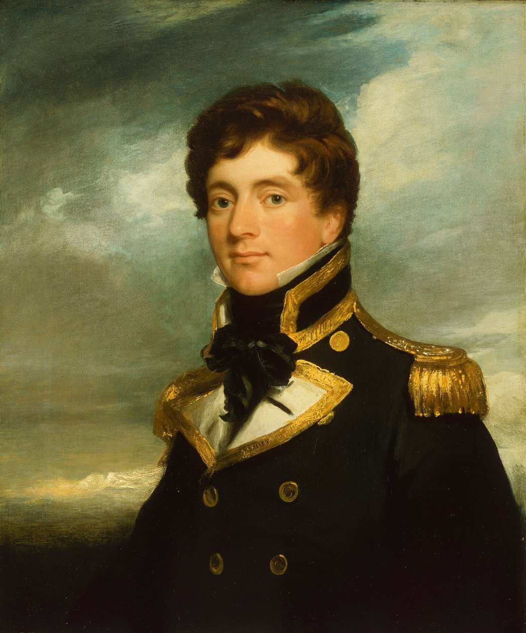 Kapitein Frederick William Beechey (1796-1856), c.1822 door George Duncan Beechey