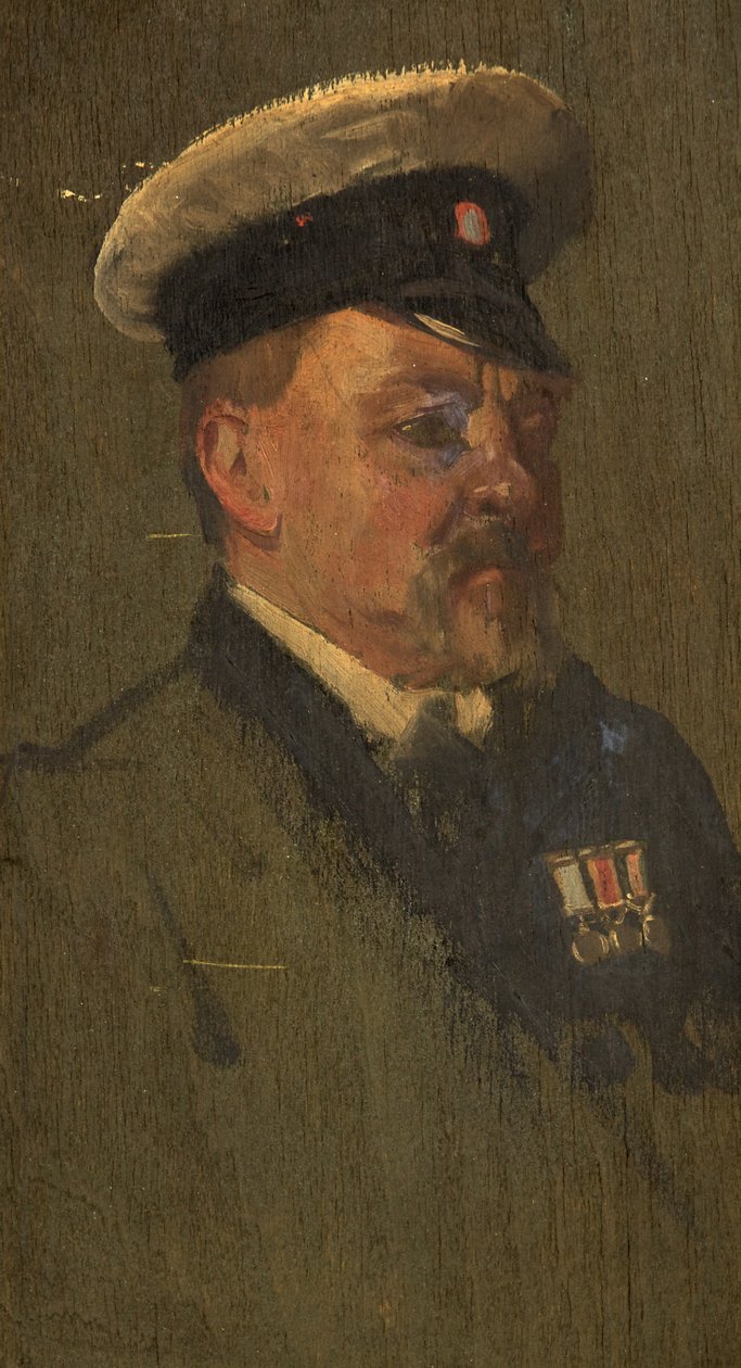Portret van H. Long, R.N. door George Edmund Butler