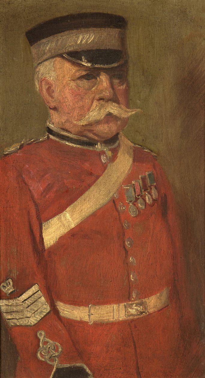 Portret van Jas George, R.N. & 3rd door George Edmund Butler