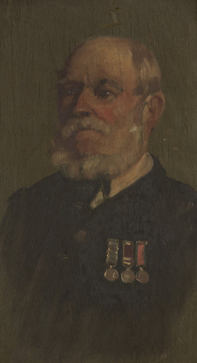Portret van T. Green, R.A. door George Edmund Butler