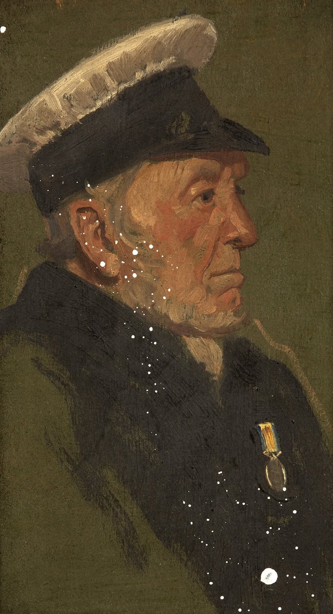 Portret van W. Lavington, R.N., c. 1920 door George Edmund Butler