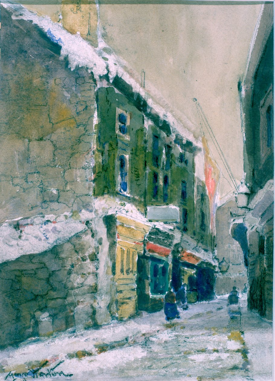 Winter, Clive Street, North Shields door George Edward Horton