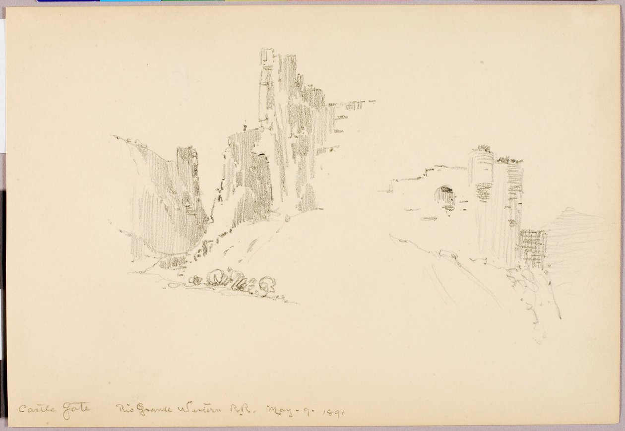 Kasteelpoort, Rio Grande Western Railroad door George Elbert Burr