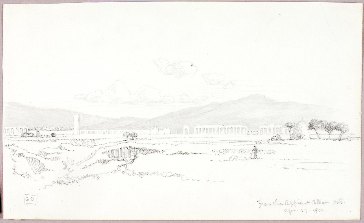 Van Via Appia en Albanië door George Elbert Burr
