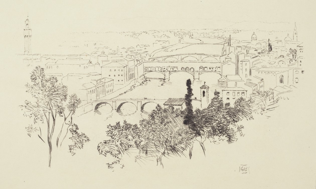 Schets van Florence door George Elbert Burr