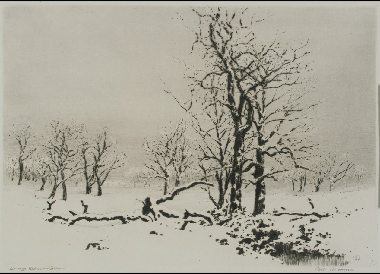 Winter (nr. 1) door George Elbert Burr