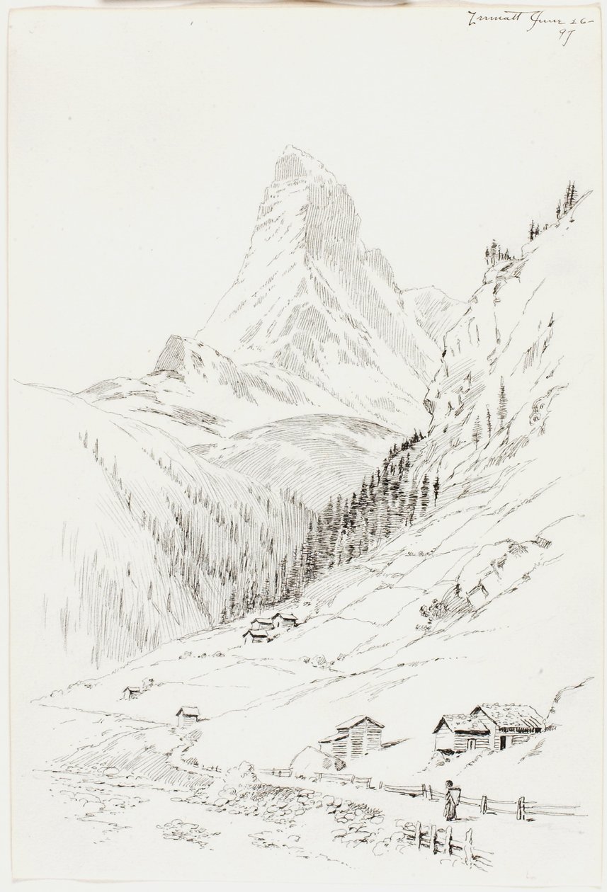 Zermatt door George Elbert Burr