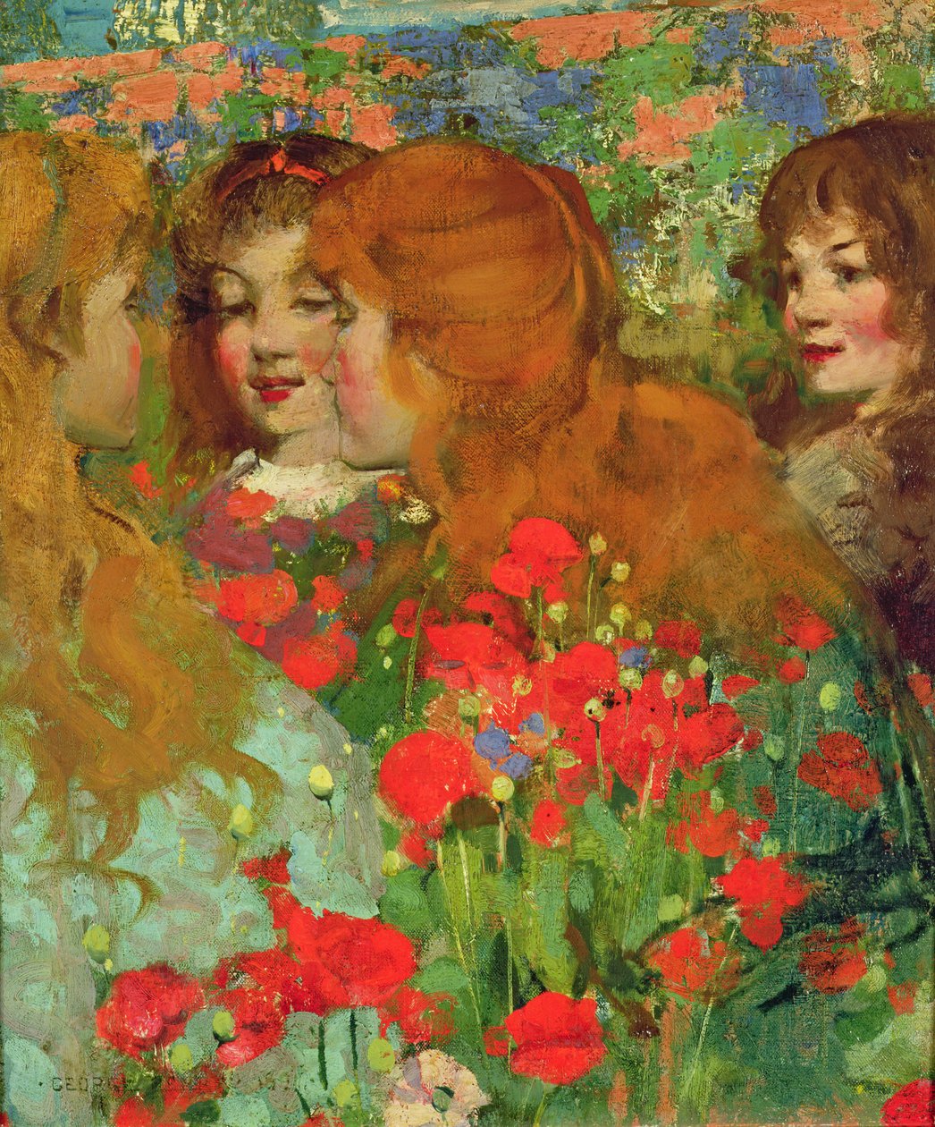 De klaprozen door George F. Henry