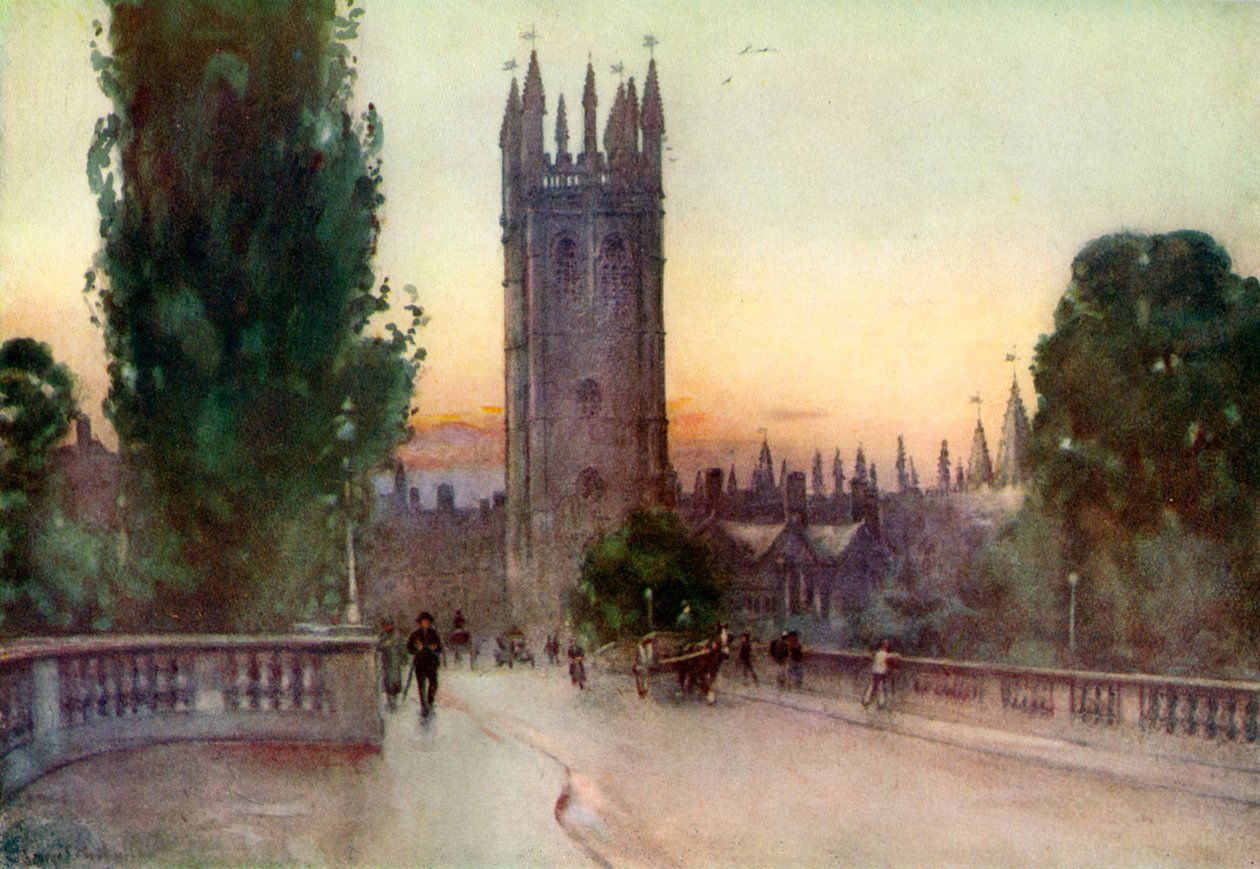 Magdalen klokkentoren, Oxford, Oxfordshire, 1924-1926 door George F Nicholls