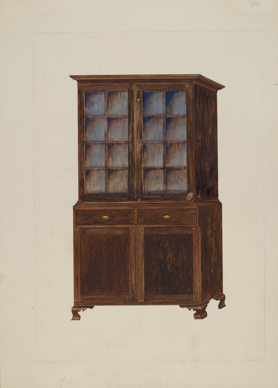 Porseleinkast door George Fairbanks