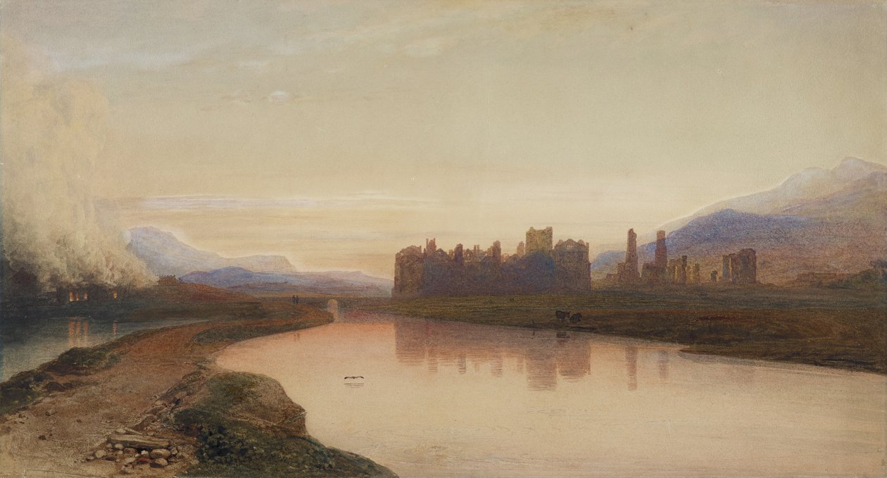Neath Abdij, Glamorganshire door George Fennel Robson