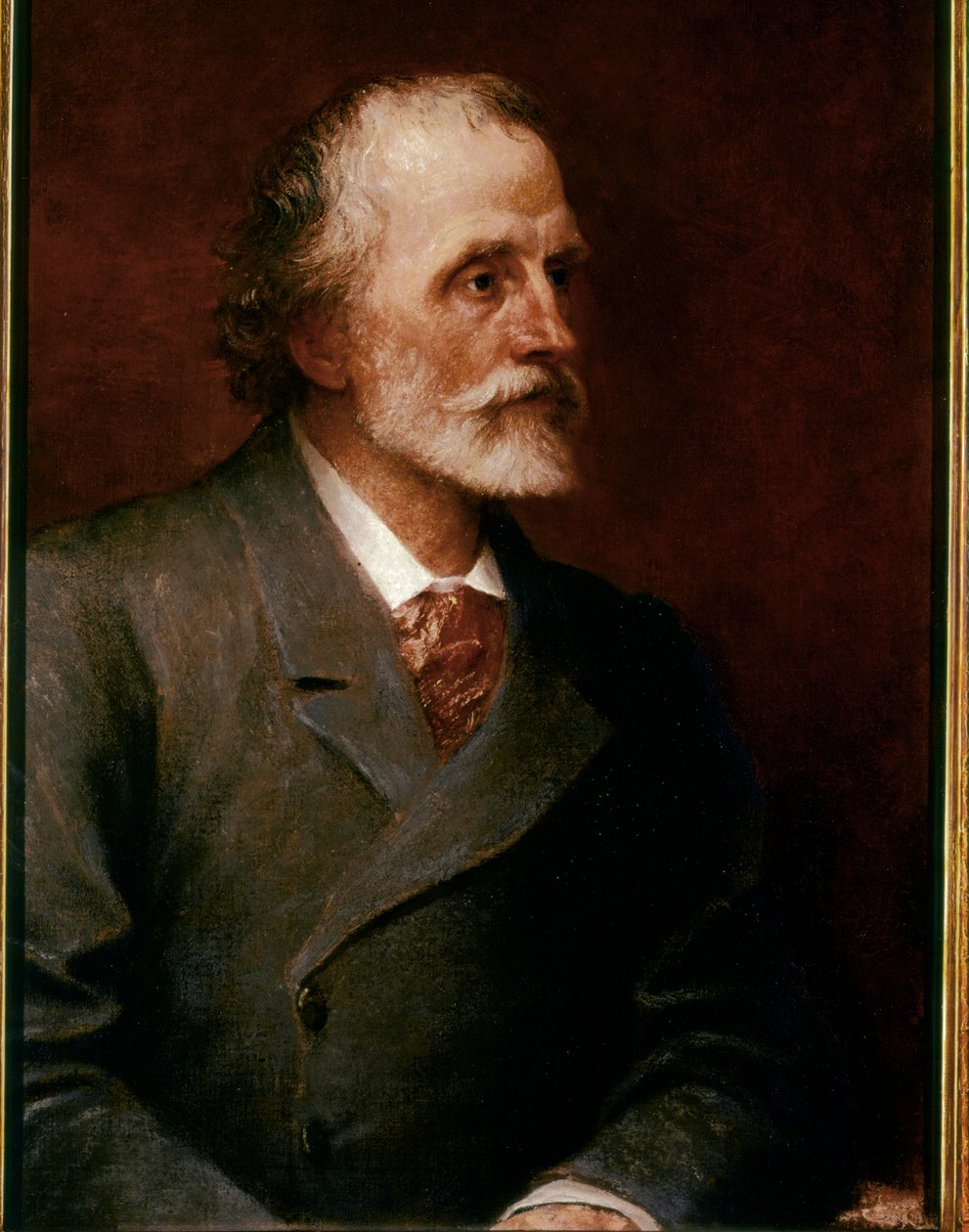 George MEREDITH, Portret 1893 (olieverf op doek) door George Frederic Watts