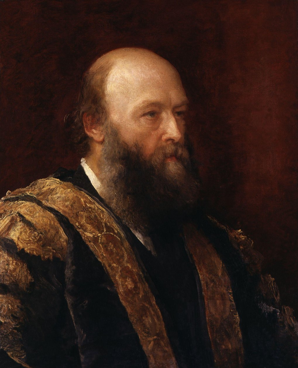 Portret van Robert Gascoyne-Cecil, 3e markies van Salisbury (1830-1903) door George Frederic Watts