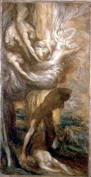 De Vloek van Kaïn door George Frederic Watts
