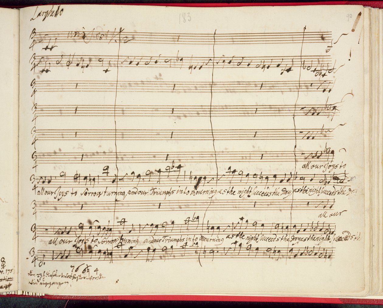 Originele Partituur voor Händels Laatste Oratorium, Jephtha door George Frederick Handel