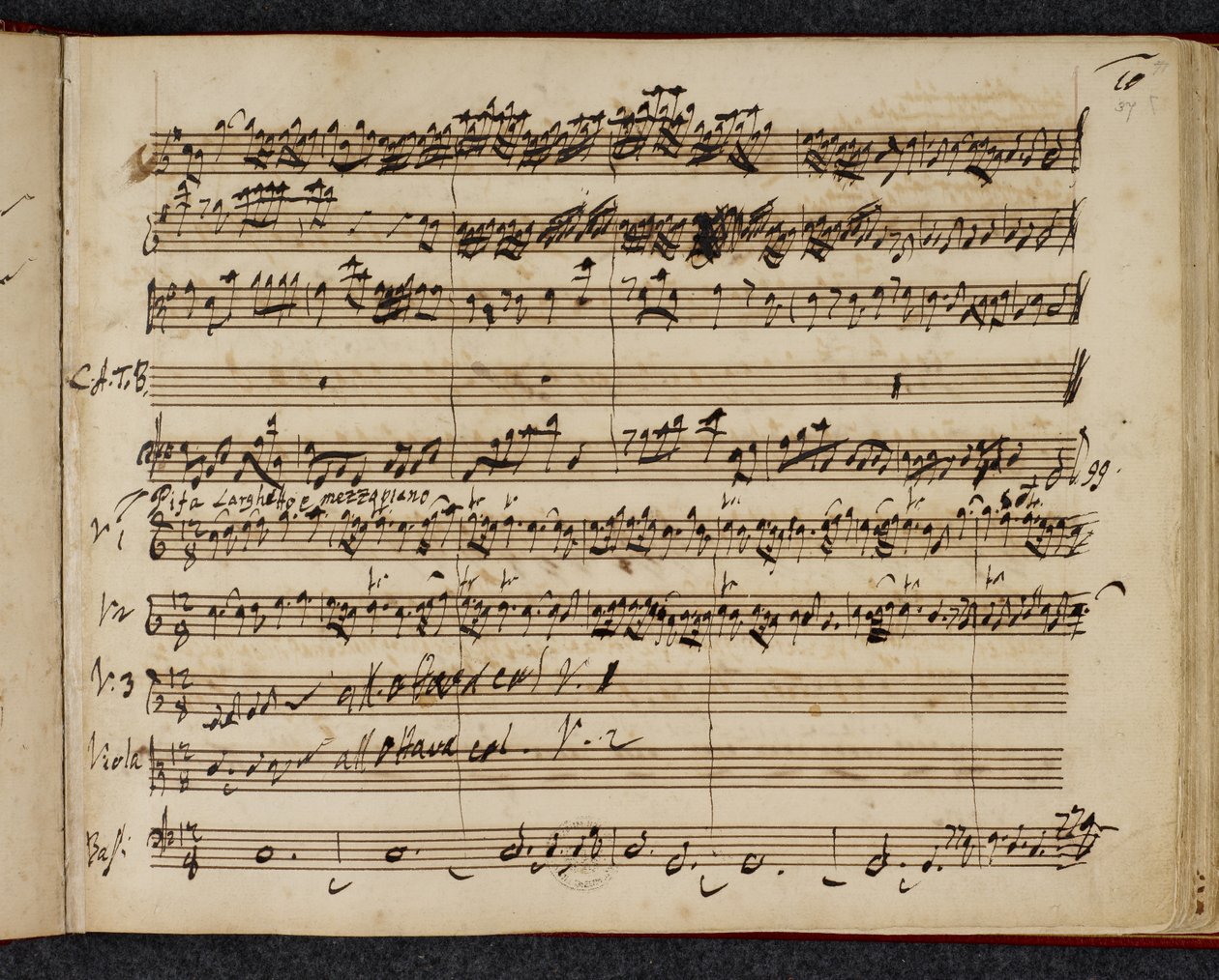 R.M.20.f.2 f.37r, Messias autograaf partituur, met 