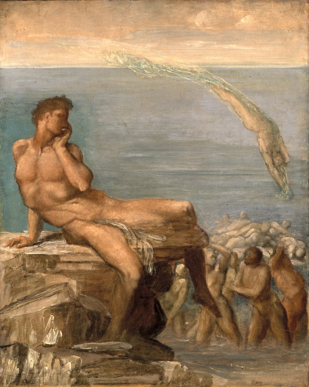 Het Genie van de Griekse Poëzie door George Frederick Watts