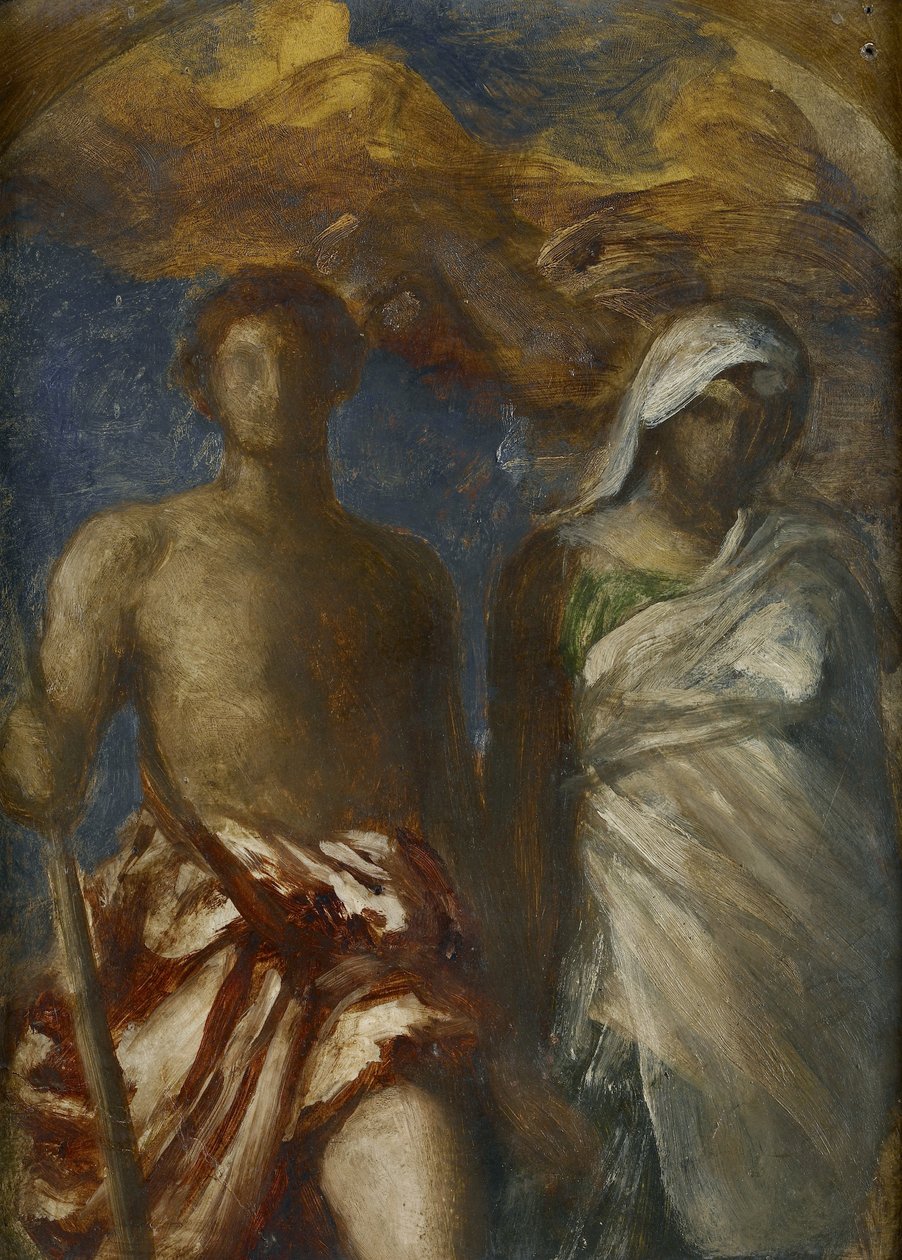 Tijd en dood, c. 1868 door George Frederick Watts