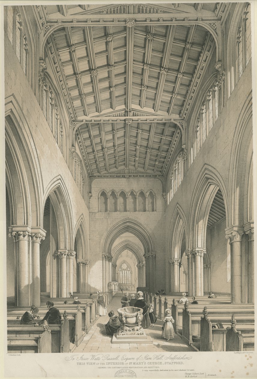 Stafford - Interieur van St. Mary