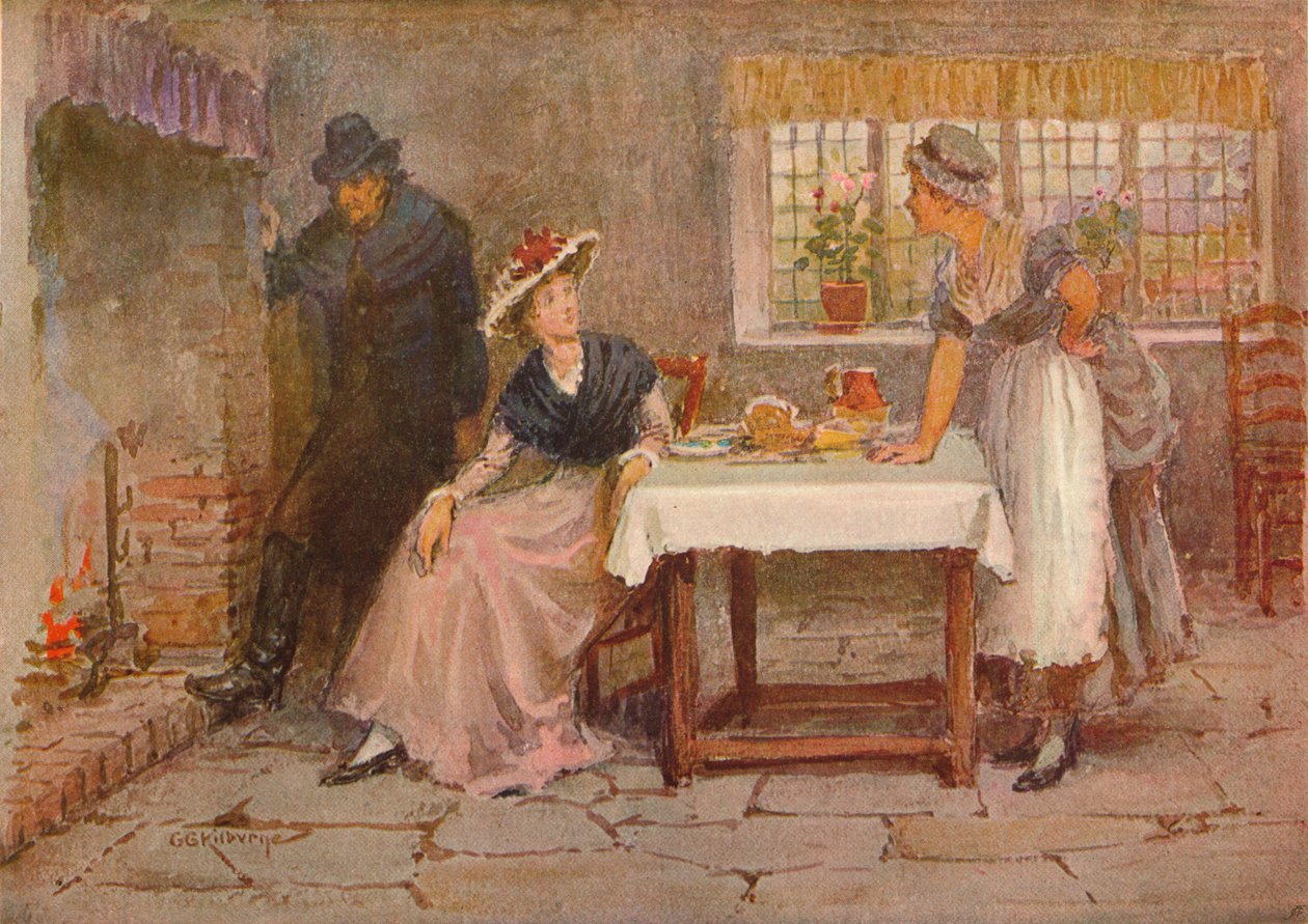 Langham Schets: Schuilplaats, c1885 door George Goodwin Kilburne