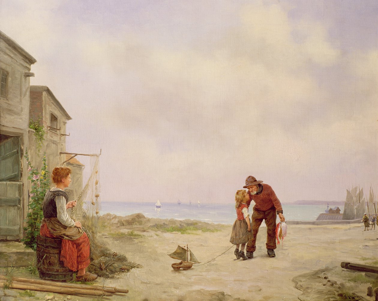 De terugkeer van de visser door George Haquette