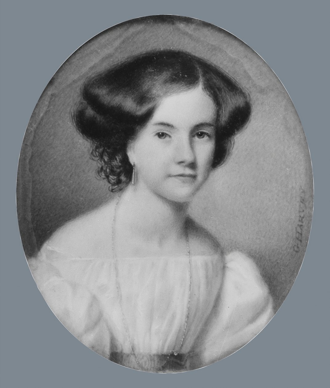 Portret van een Dame, ca. 1830 door George Harvey