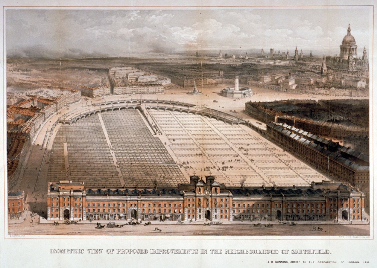 Smithfield Market, City of London door George Hawkins