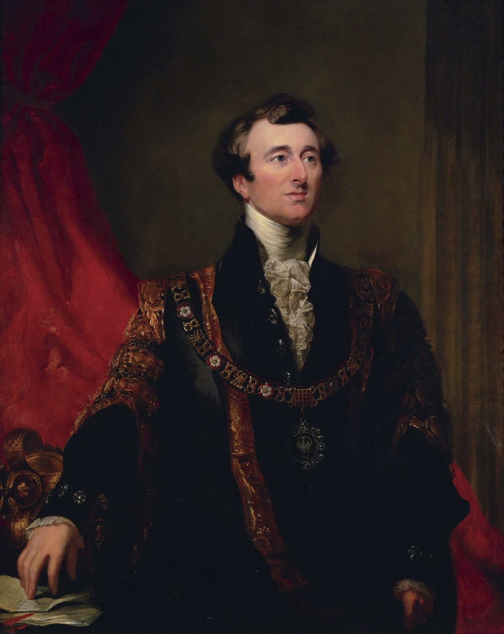 John Jonson, burgemeester van Londen in 1845 door George Hayter door George Hayter