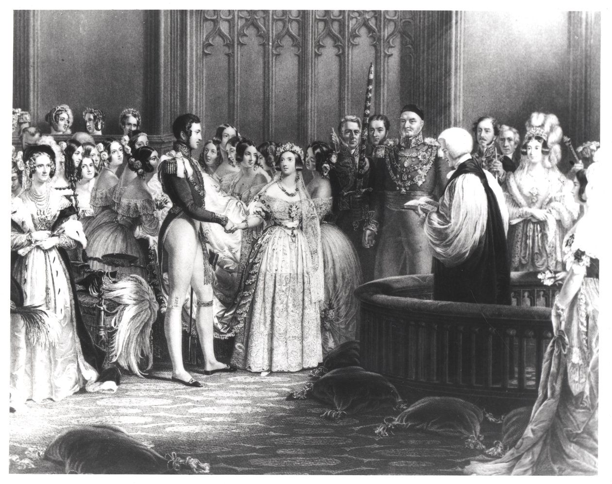 Huwelijk van koningin Victoria en prins Albert in St. James