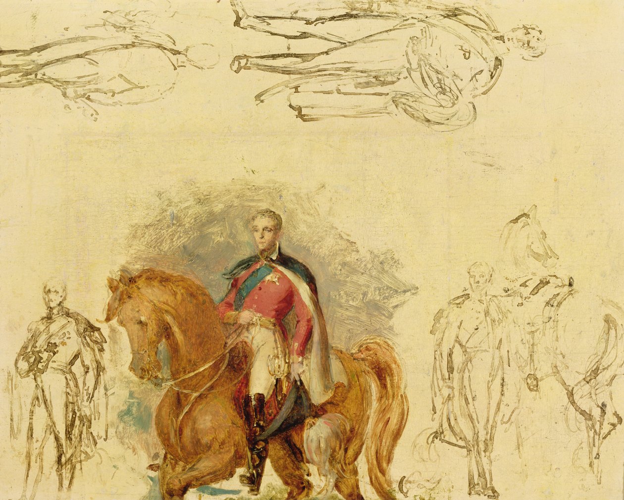 Studies voor de Hertog van Wellington (1769-1852) door George Hayter