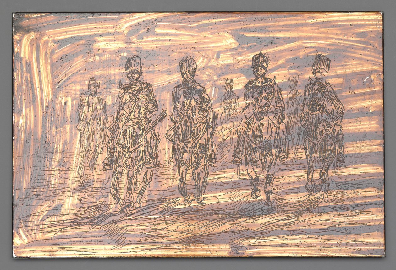 Husaren im Galopp door George Hendrik Breitner