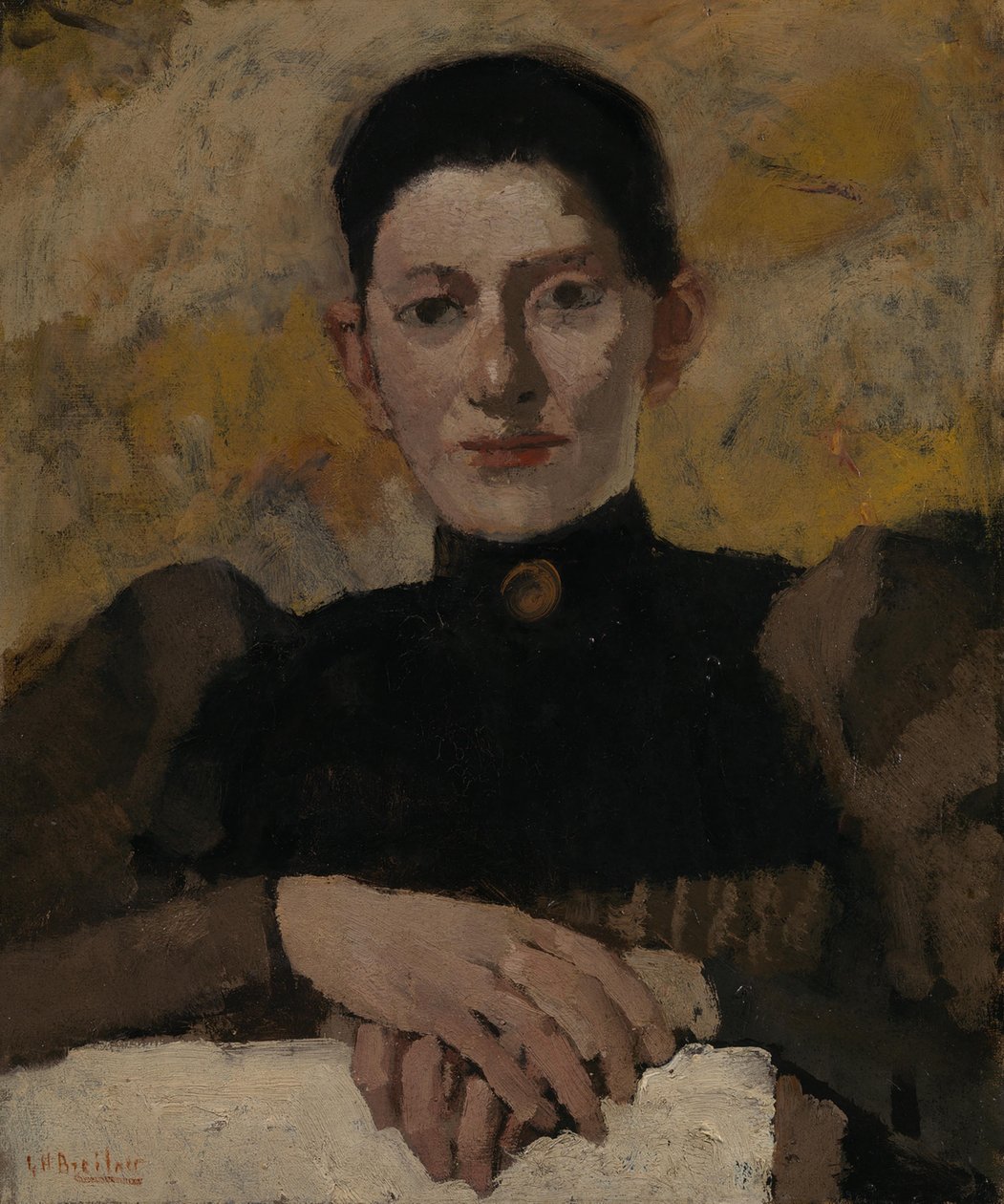 Sara de Swart (1861-1951) door George Hendrik Breitner