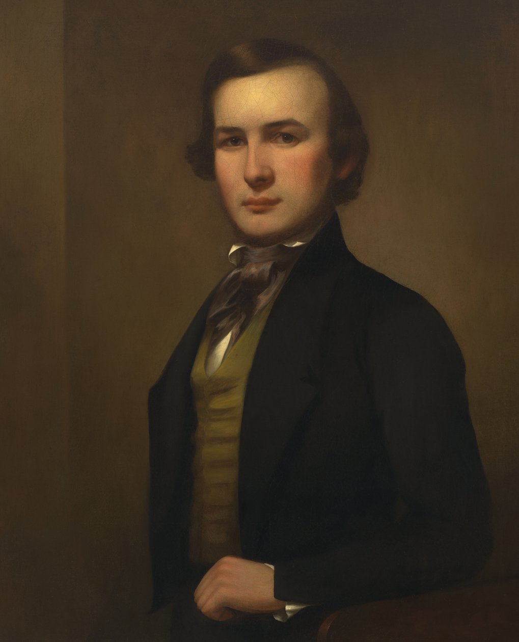 Zelfportret van George Henry Durrie door George Henry Durrie