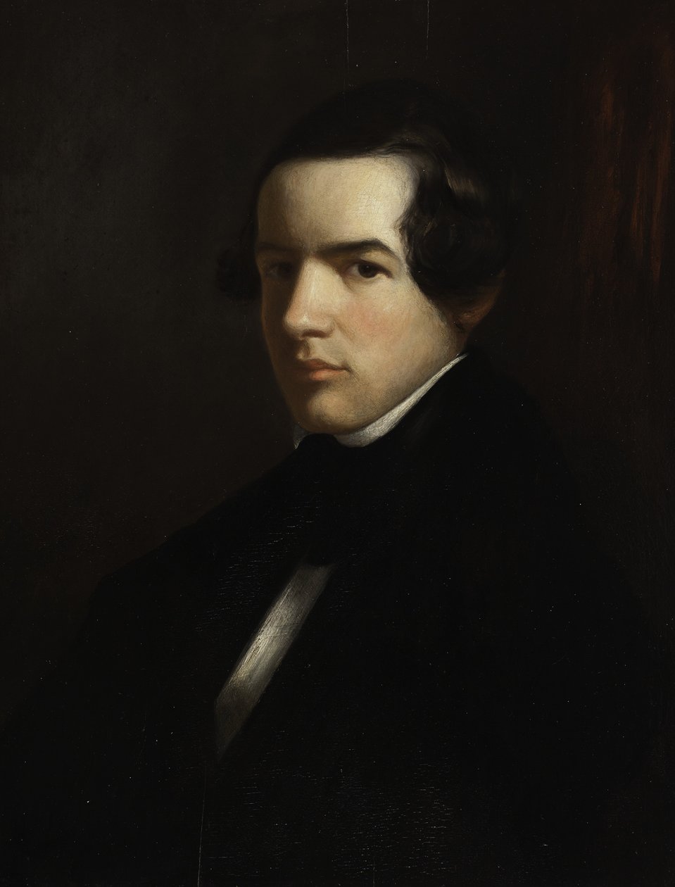 Zelfportret als jonge man, 1830-39 door George Henry Durrie