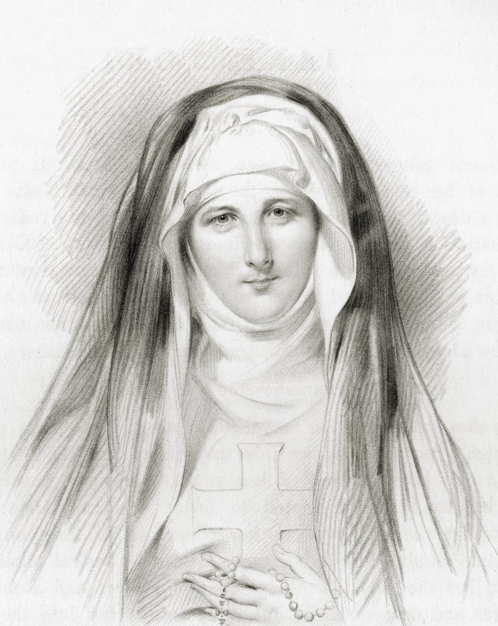 Jane Porter, gegraveerd door J. Thomson, uit 