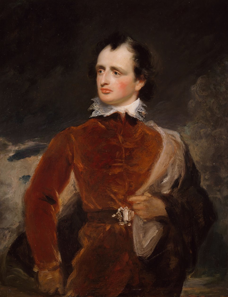 Portret van Benjamin Robert Haydon, 1816 door George Henry Harlow