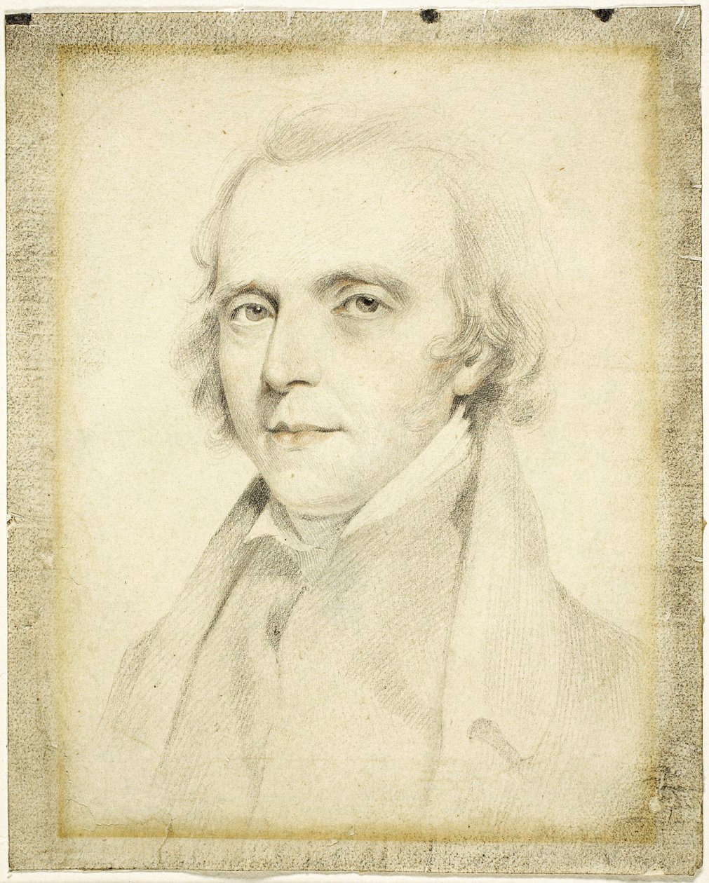 Portret van John Flaxman, R.A. door George Henry Harlow