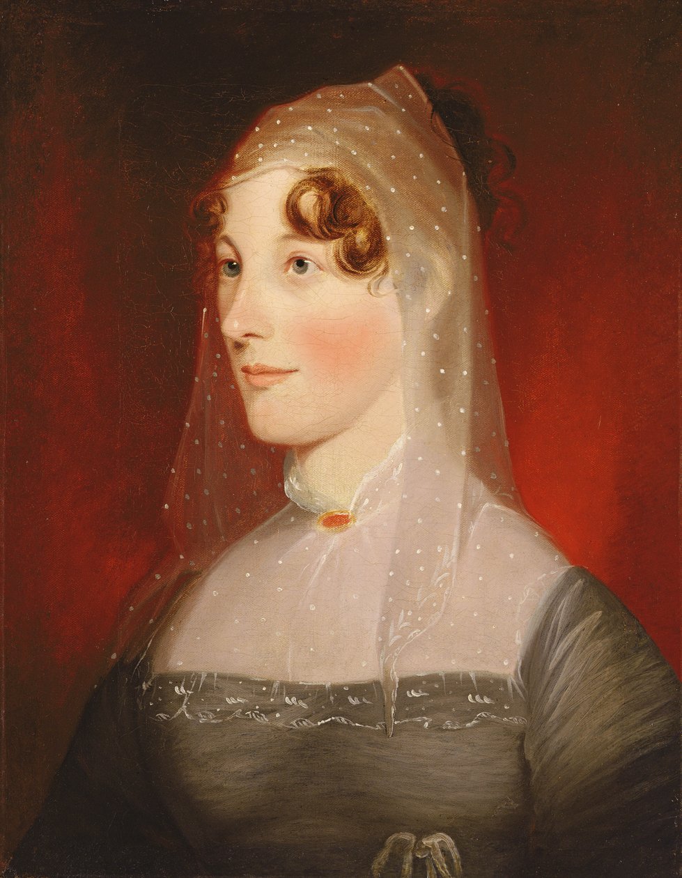 Portret van Rebecca Feltham, 1811 door George Henry Harlow