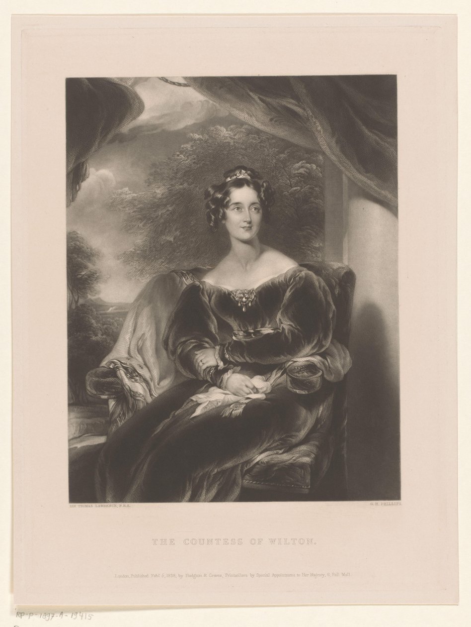 Portret van Mary Margaret Stanley door George Henry Phillips